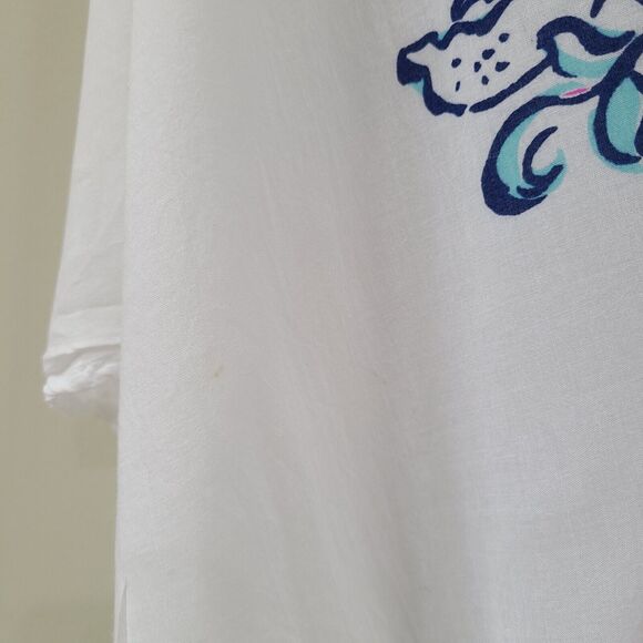 Lilly Pulitzer x Target Wavepool Caftan Swim Cover Up Beach Maxi Dress Size 1X - Picture 7 of 13